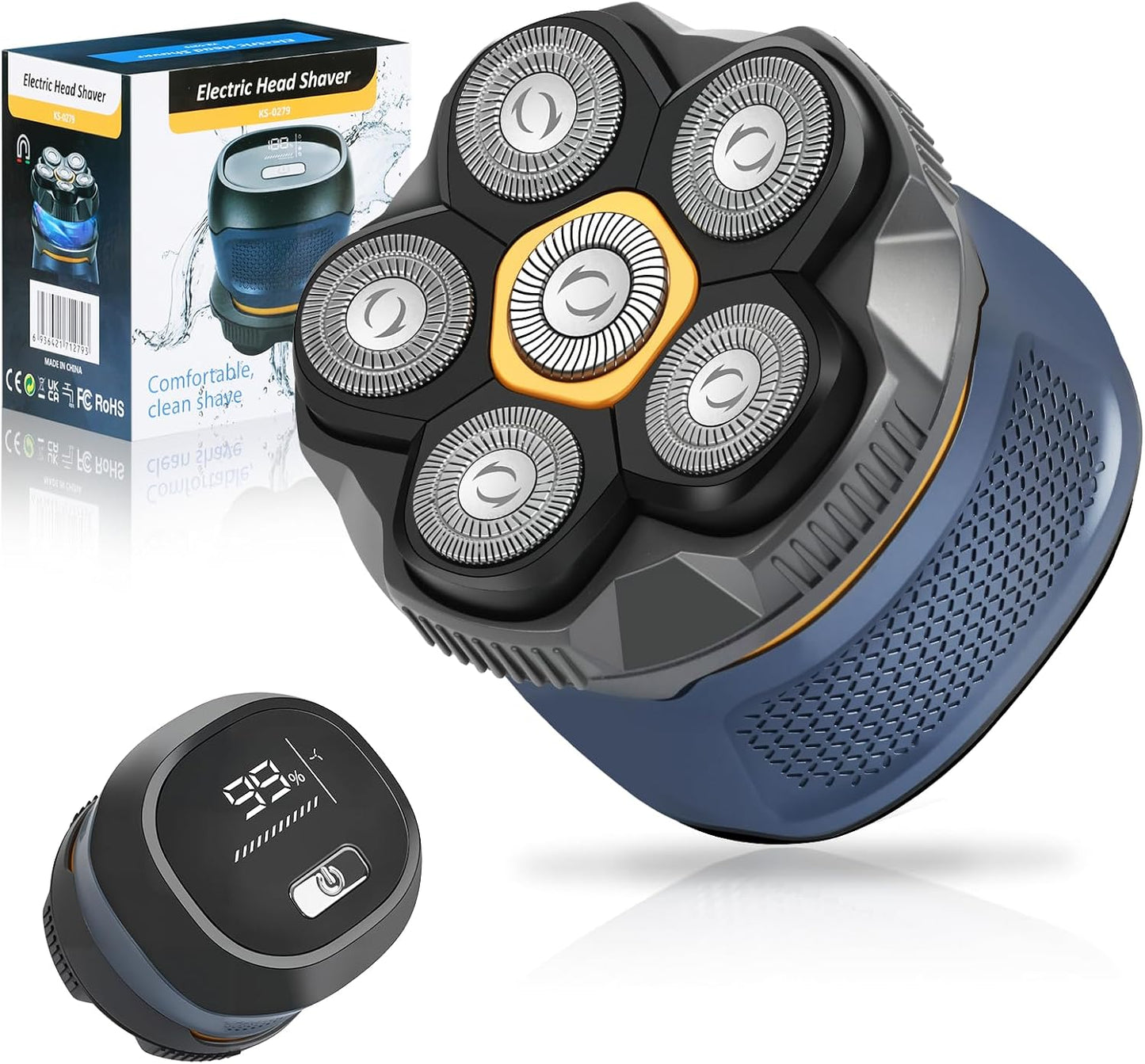 6D Rotary Electric Head & Face Shaver