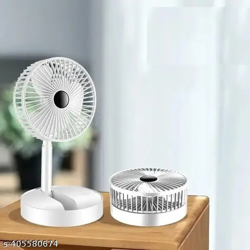 USB Rechargeable Desk Fan Foldable & Portable
