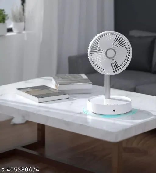 USB Rechargeable Desk Fan Foldable & Portable