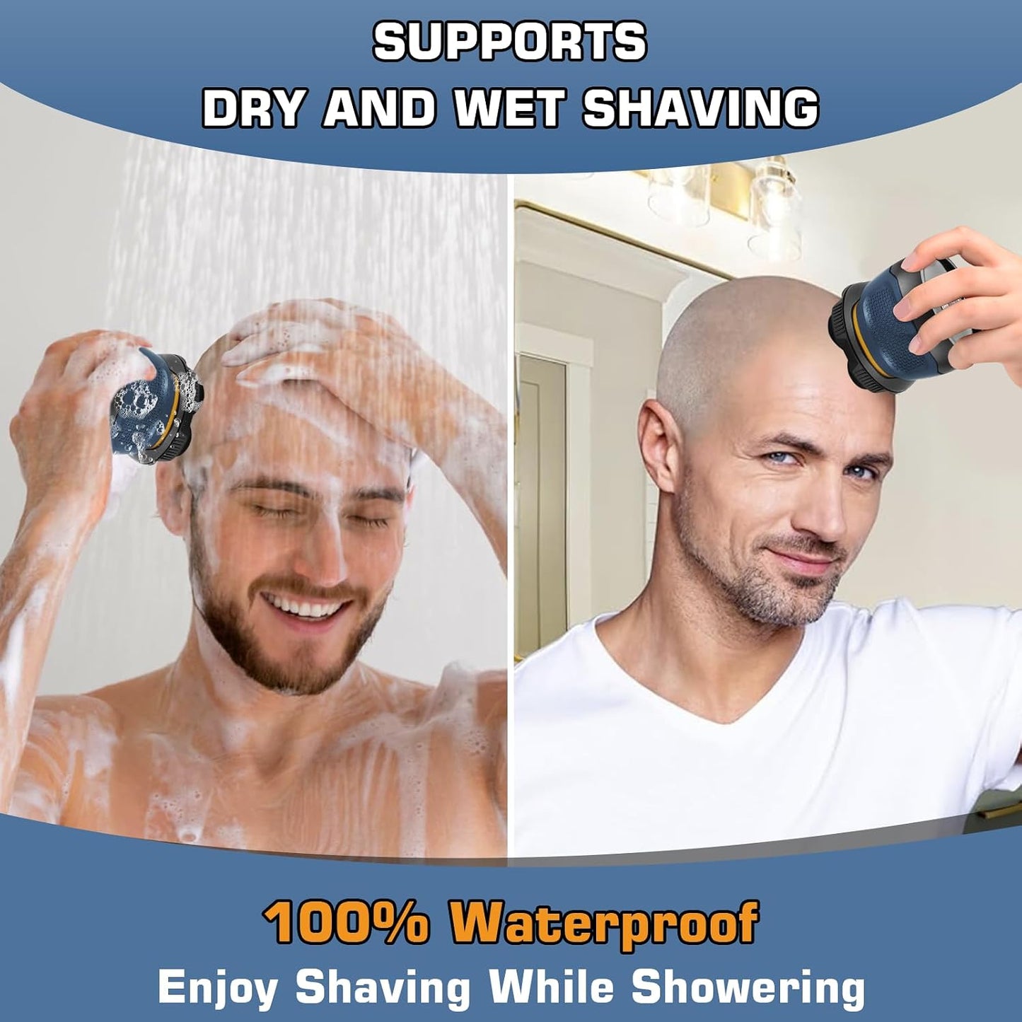 6D Rotary Electric Head & Face Shaver